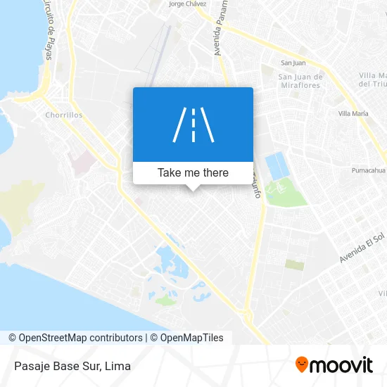 Pasaje Base Sur map