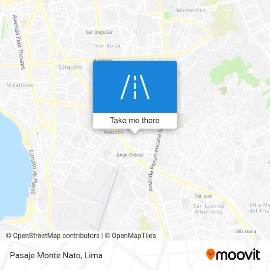 Pasaje Monte Nato map