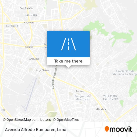 Avenida Alfredo Bambaren map