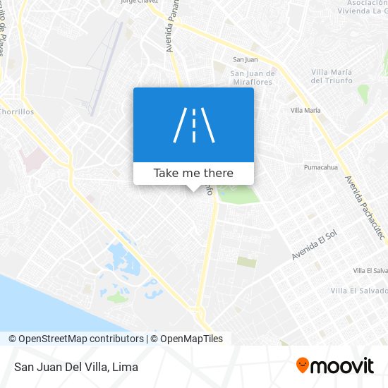 San Juan Del Villa map