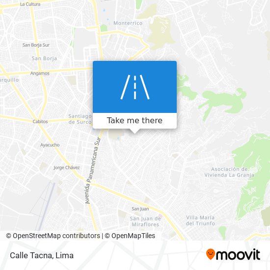Calle Tacna map