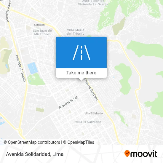 Avenida Solidaridad map