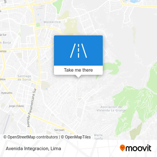 Avenida Integracion map