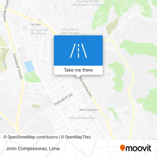Jirón Compresoras map