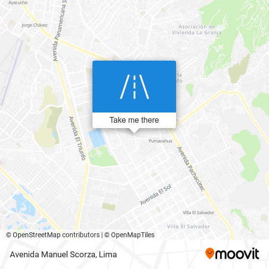 Avenida Manuel Scorza map