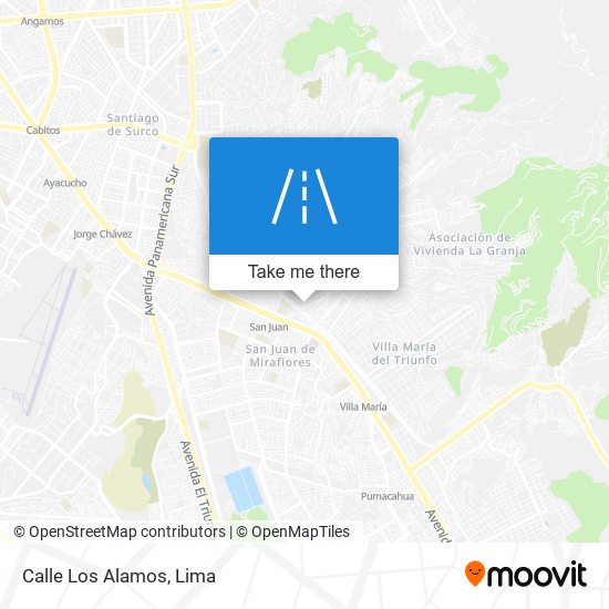 Mapa de Calle Los Alamos