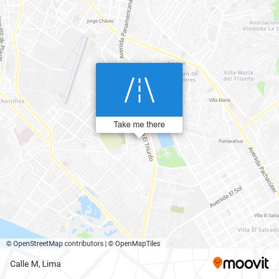 Calle M map