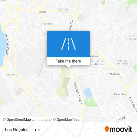 Mapa de Los Nogales