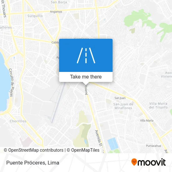Puente Próceres map