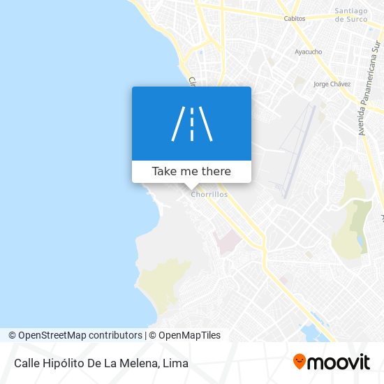 Calle Hipólito De La Melena map