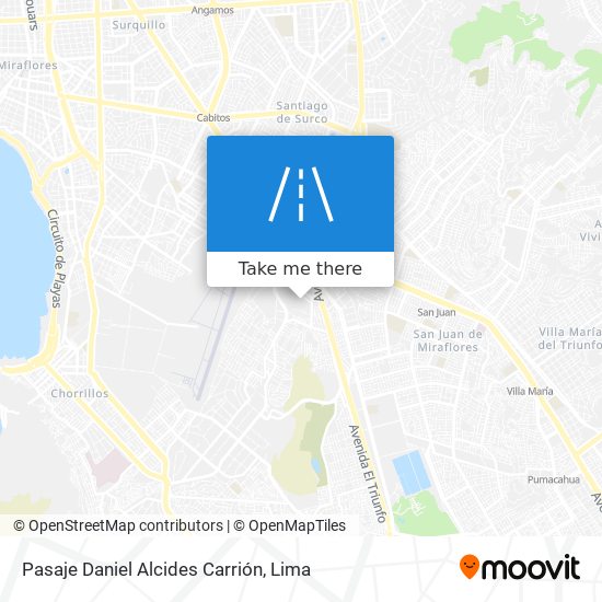 Pasaje Daniel Alcides Carrión map