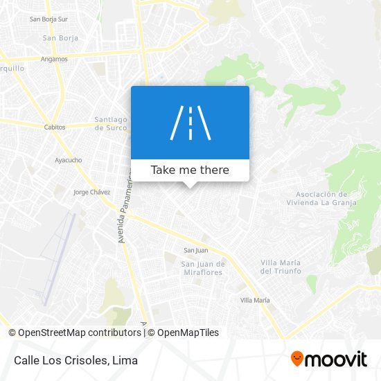 Calle Los Crisoles map