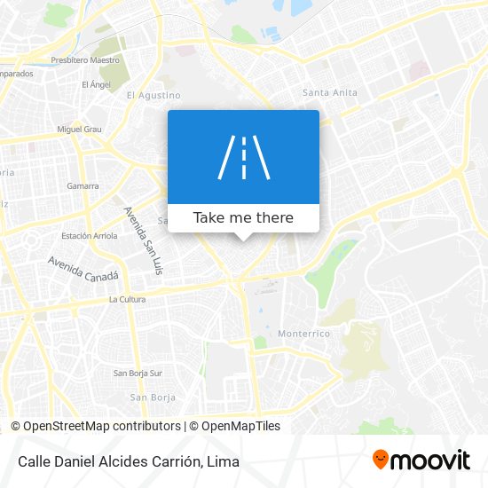 Calle Daniel Alcides Carrión map