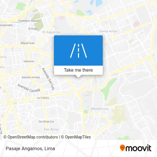 Pasaje Angamos map