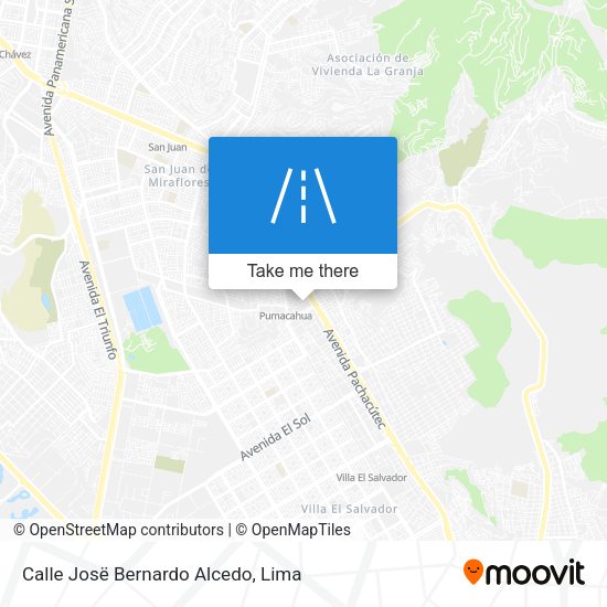 Mapa de Calle Josë Bernardo Alcedo