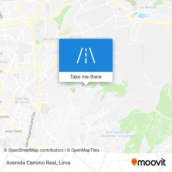Avenida Camino Real map