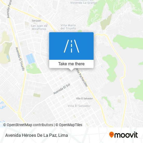 Avenida Héroes De La Paz map
