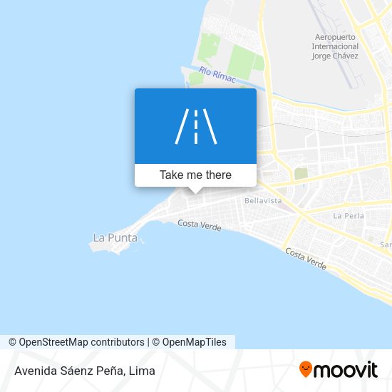 Avenida Sáenz Peña map