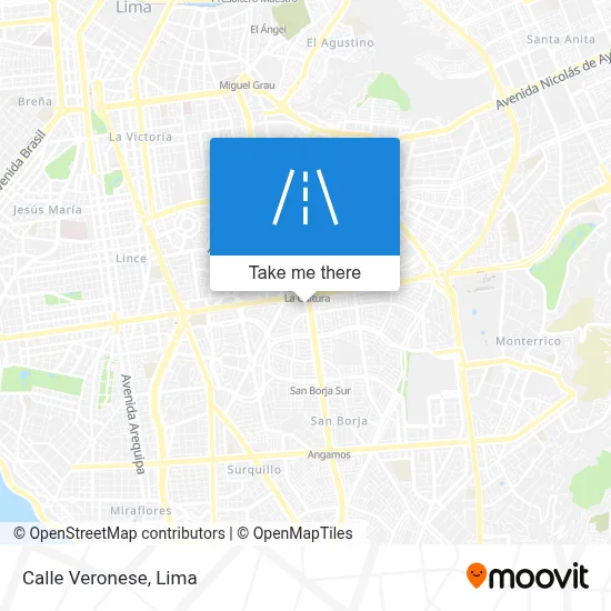 Calle Veronese map