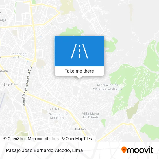 Pasaje José Bernardo Alcedo map