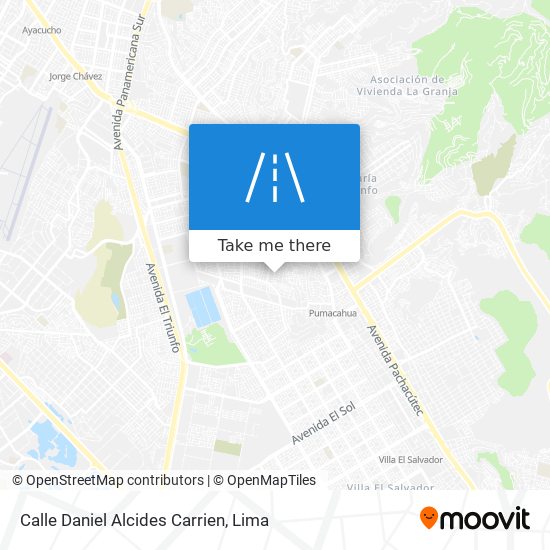 Calle Daniel Alcides Carrien map