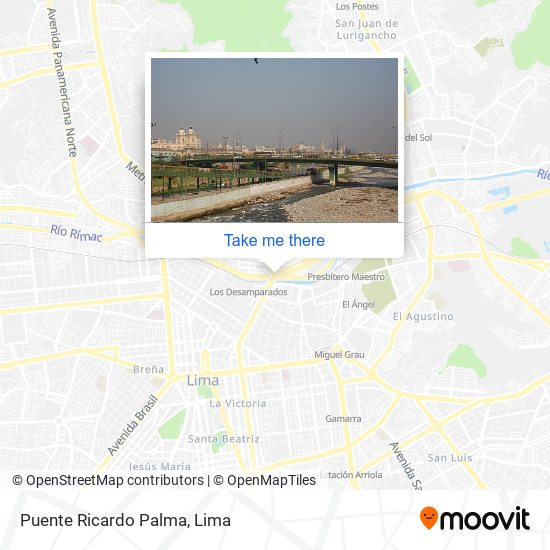 Mapa de Puente Ricardo Palma