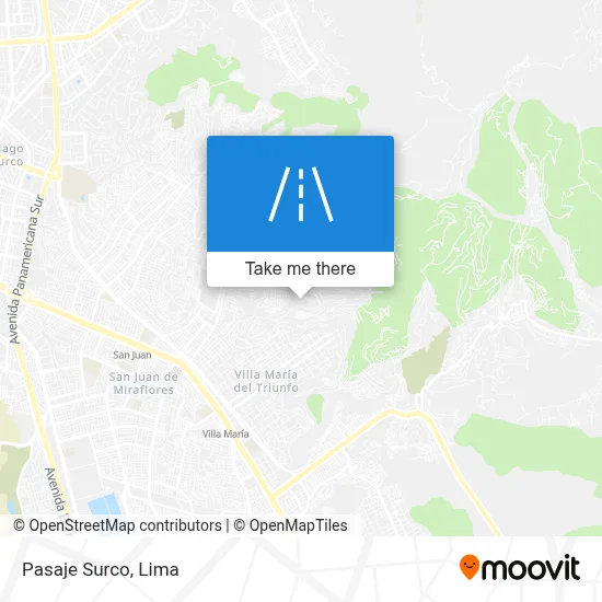 Pasaje Surco map