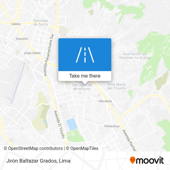 Mapa de Jirón Baltazar Grados