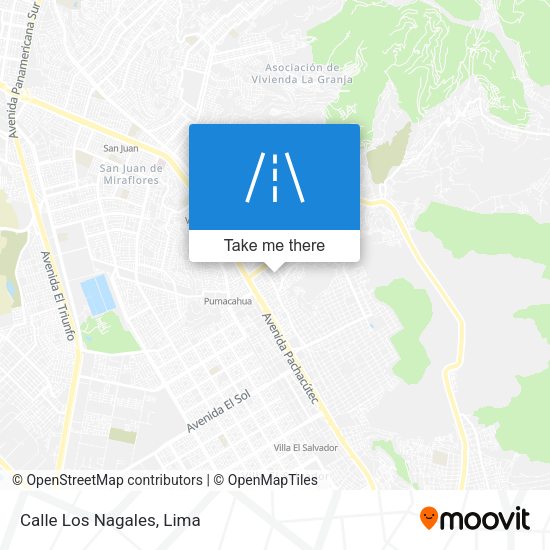 Mapa de Calle Los Nagales