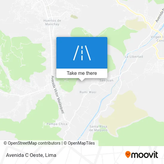 Avenida C Oeste map