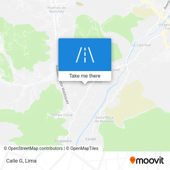 Calle G map