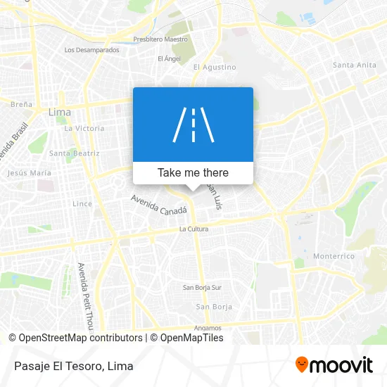 Pasaje El Tesoro map