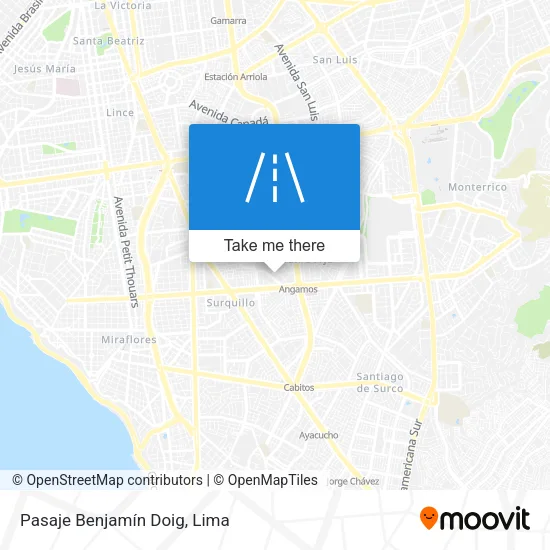Pasaje Benjamín Doig map