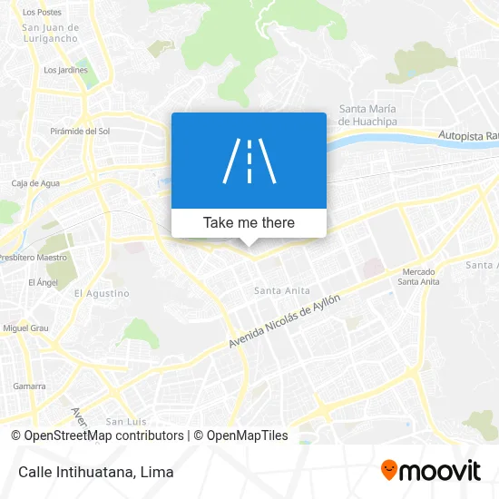 Calle Intihuatana map