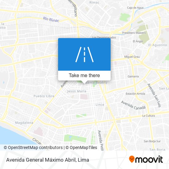 Avenida General Máximo Abril map