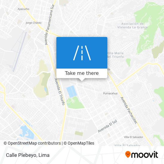 Calle Plebeyo map