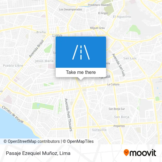Pasaje Ezequiel Muñoz map