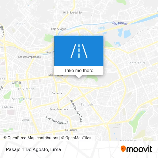 Pasaje 1 De Agosto map