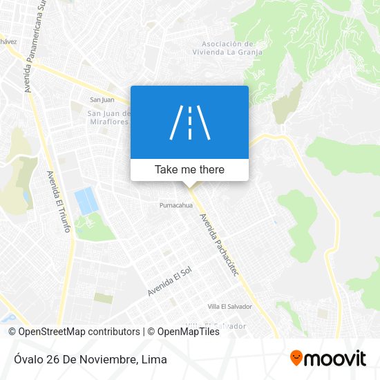 Óvalo 26 De Noviembre map