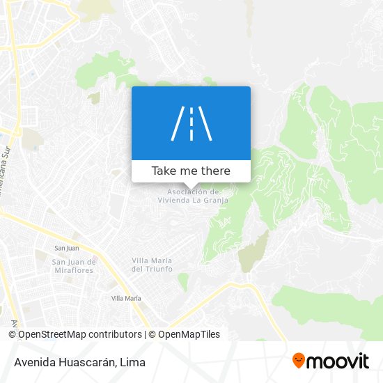 Avenida Huascarán map