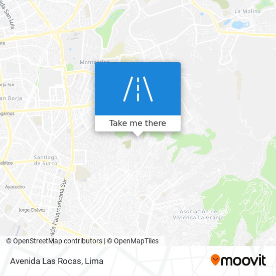 Avenida Las Rocas map