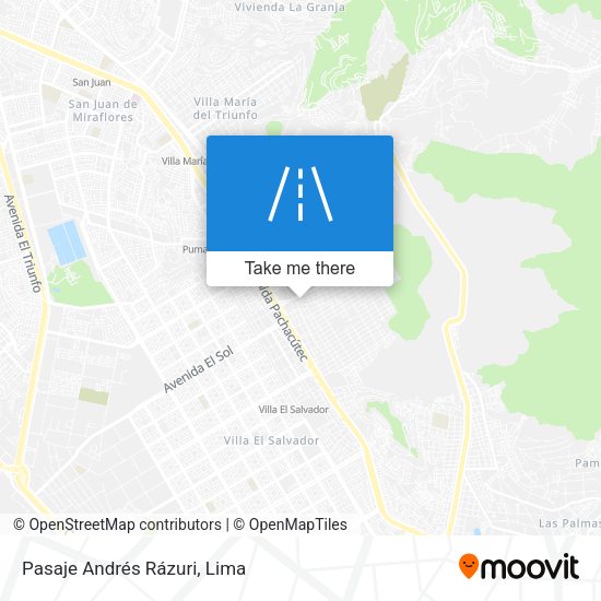Mapa de Pasaje Andrés Rázuri