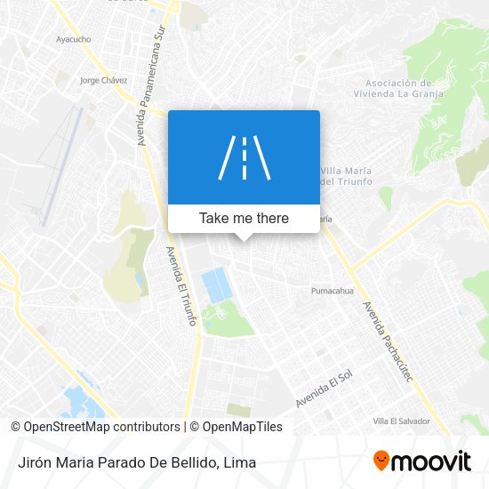 Mapa de Jirón Maria Parado De Bellido