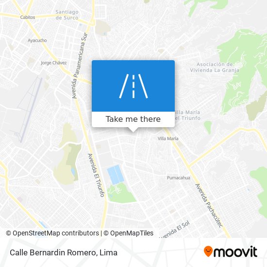 Calle Bernardin Romero map