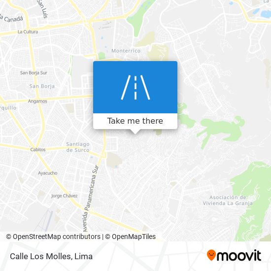 Calle Los Molles map