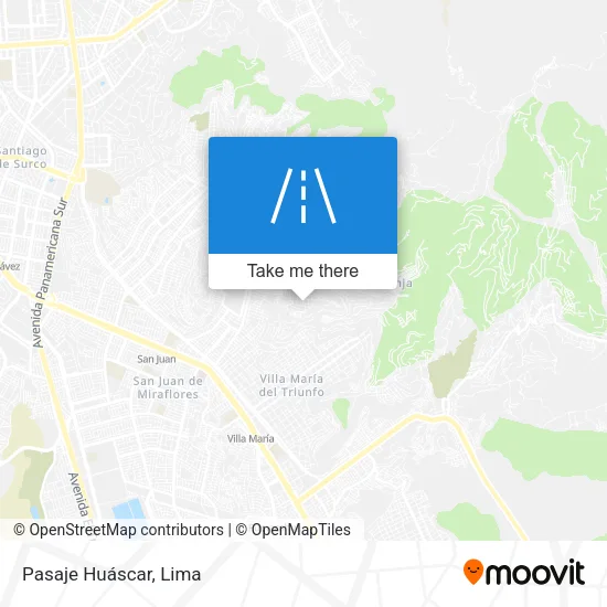 Pasaje Huáscar map