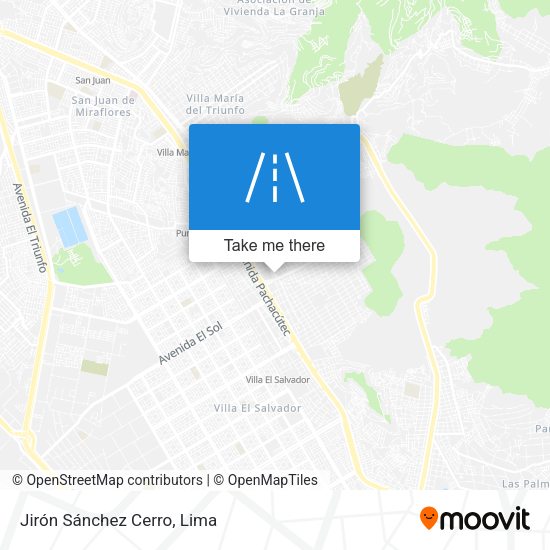 Jirón Sánchez Cerro map