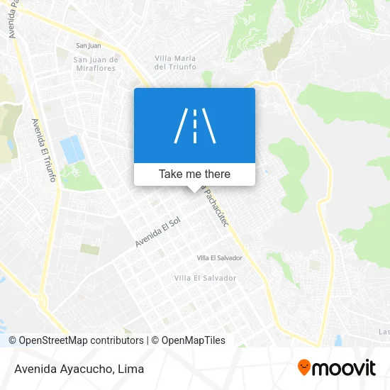 Avenida Ayacucho map