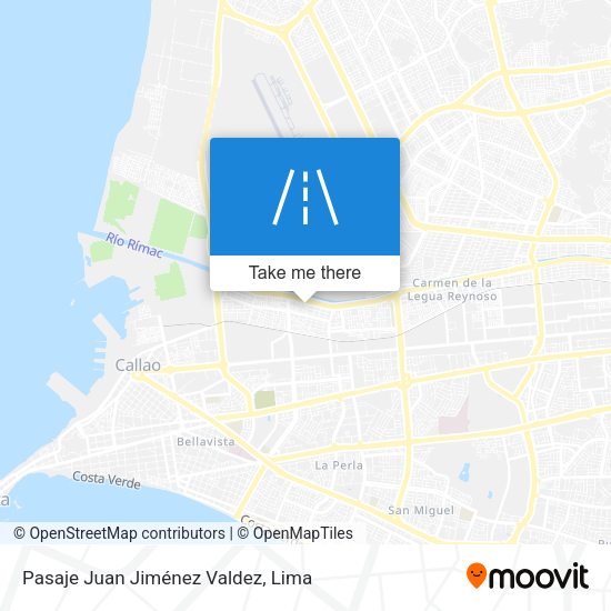 Mapa de Pasaje Juan Jiménez Valdez