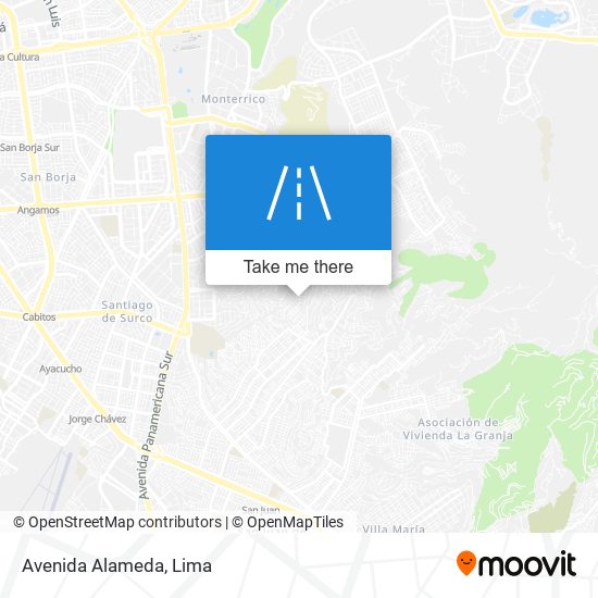 Avenida Alameda map